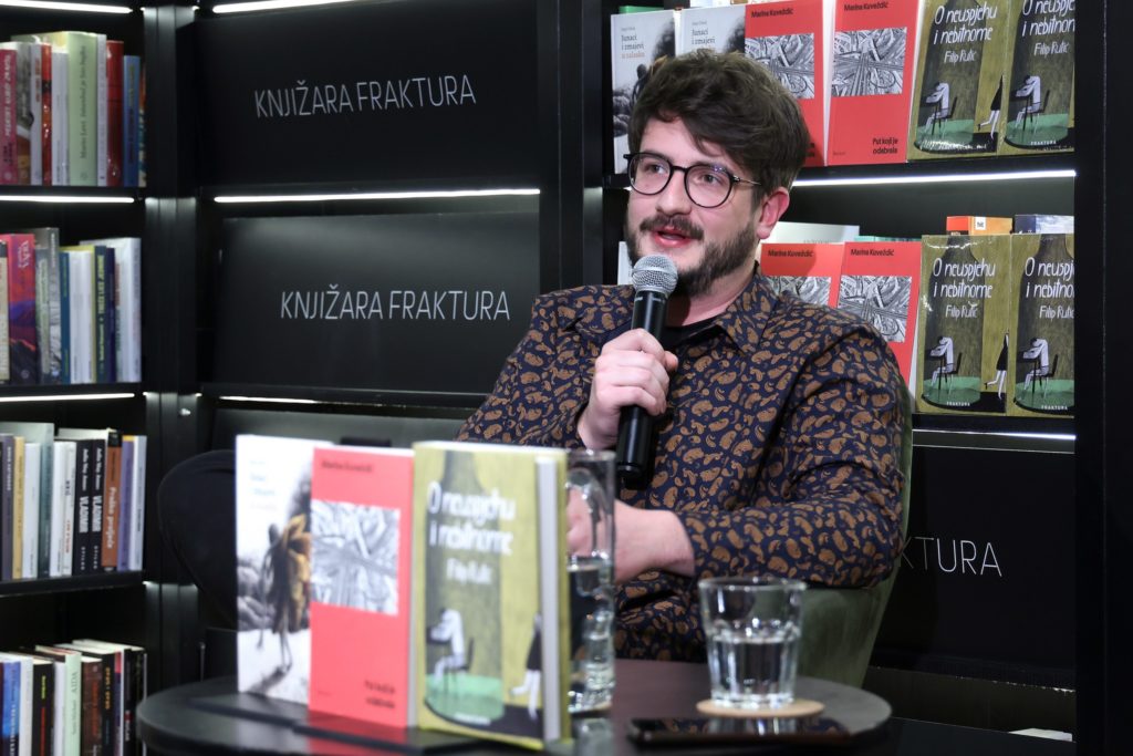Promocija prvog romana Filipa Rutića “O neuspjehu i nebitnome”
