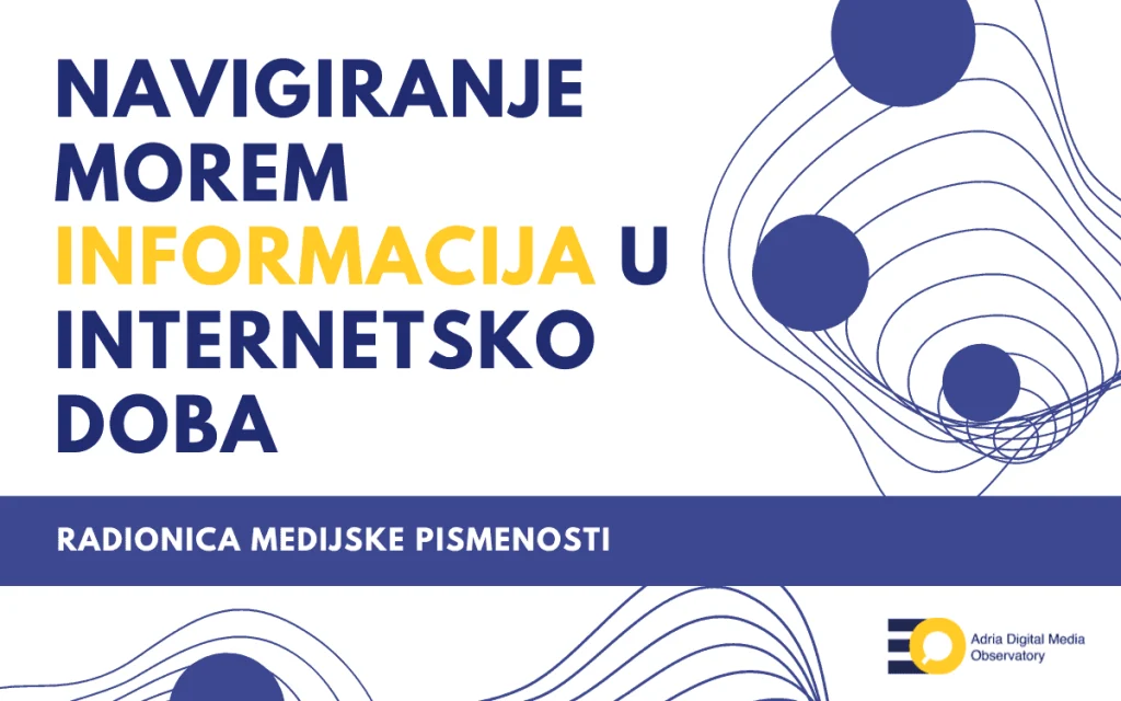 Prijavi se na Gongovu radionicu medijske pismenosti 21. stoljeća