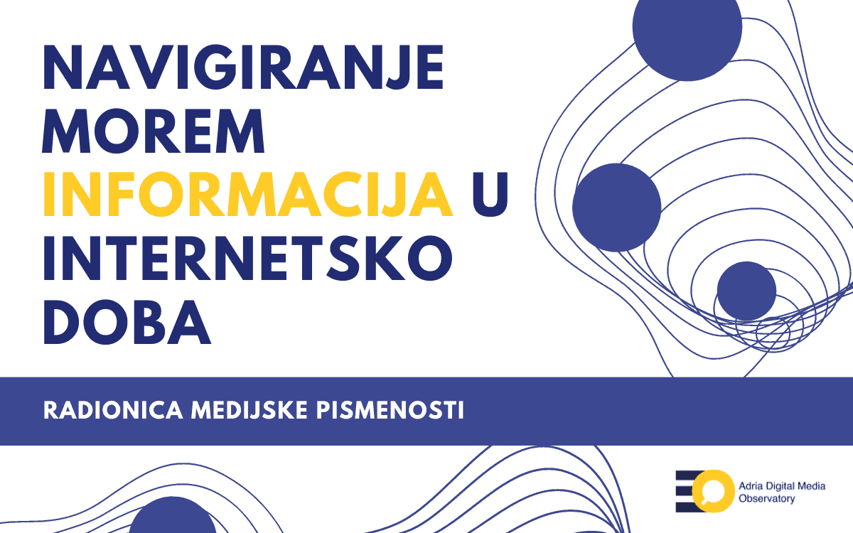 Prijavi se na Gongovu radionicu medijske pismenosti 21. stoljeća