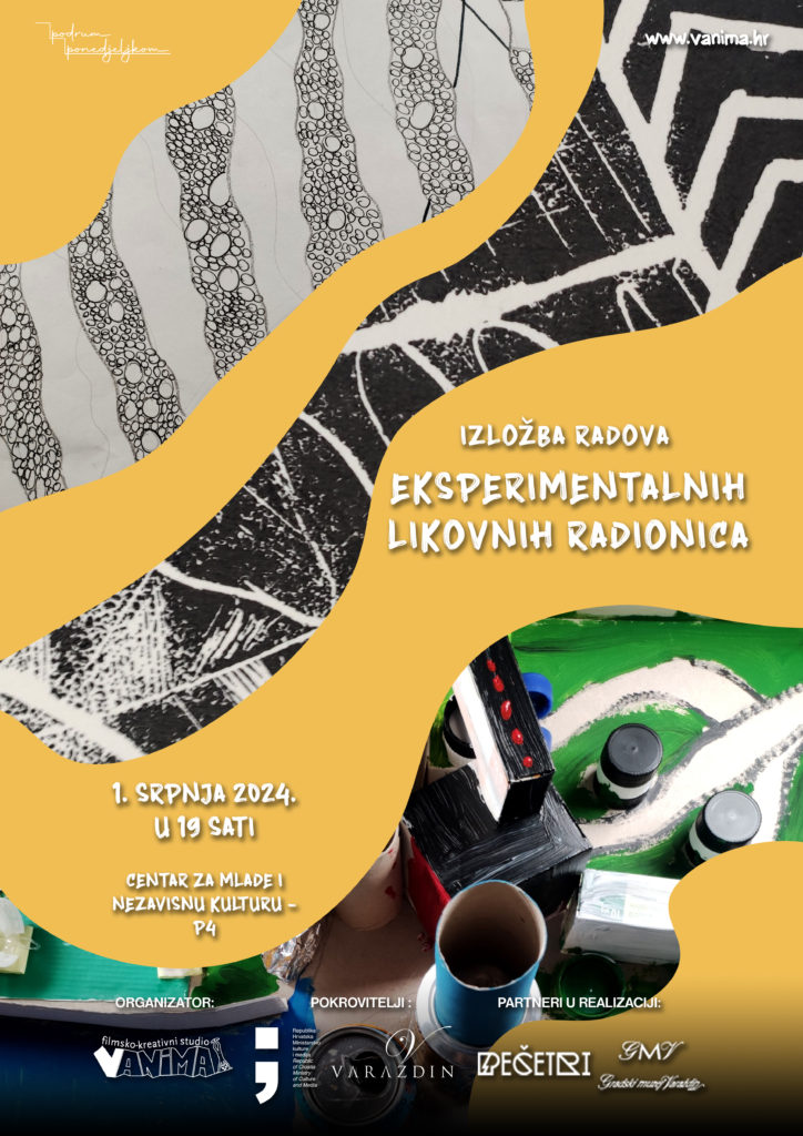 Podrum ponedjeljkom: otvorena skupna izložba polaznika eksperimentalno-likovnih radionica
